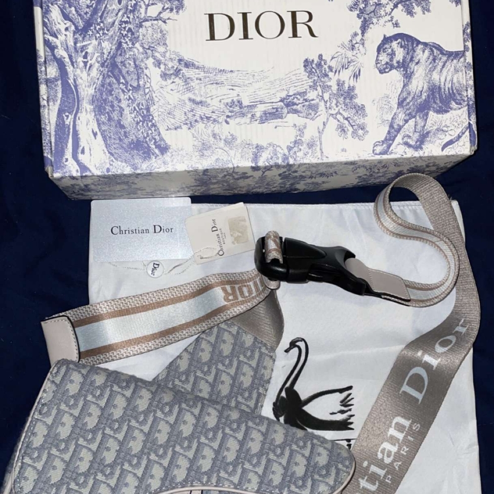 Dior Luxury Monogram Saddle Bag - Picture 16 of 16